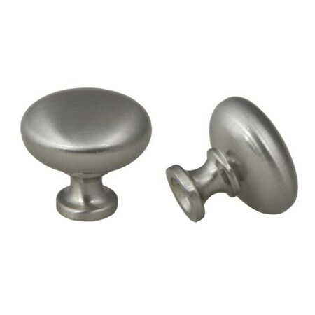 Crown 1-1/2" Mushroom Cabinet Knob Satin Nickel Finish CHK81361SN